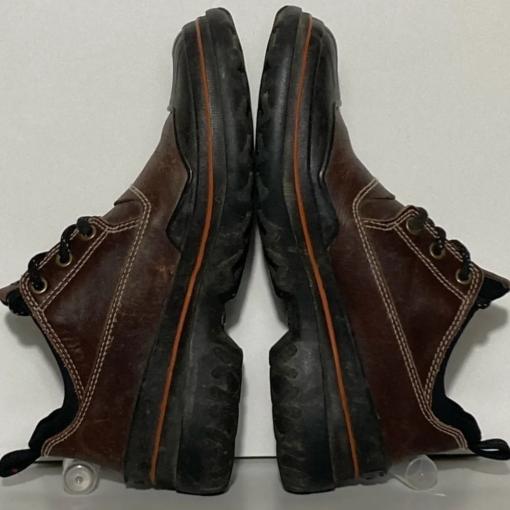Clark’s Women's Muckers Brown Leather Waterproof Duck Ankle Boot Shoes SZ US 7 M